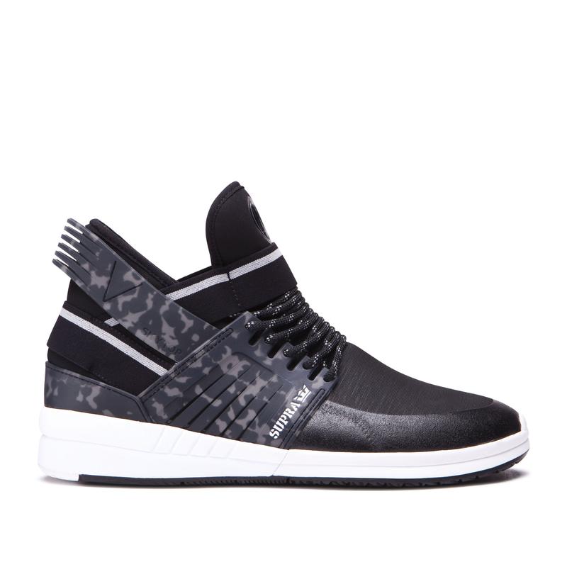 Buty Supra SKYTOP V - Sneakersy Wysokie Męskie - Czarne (CQTI-46109)